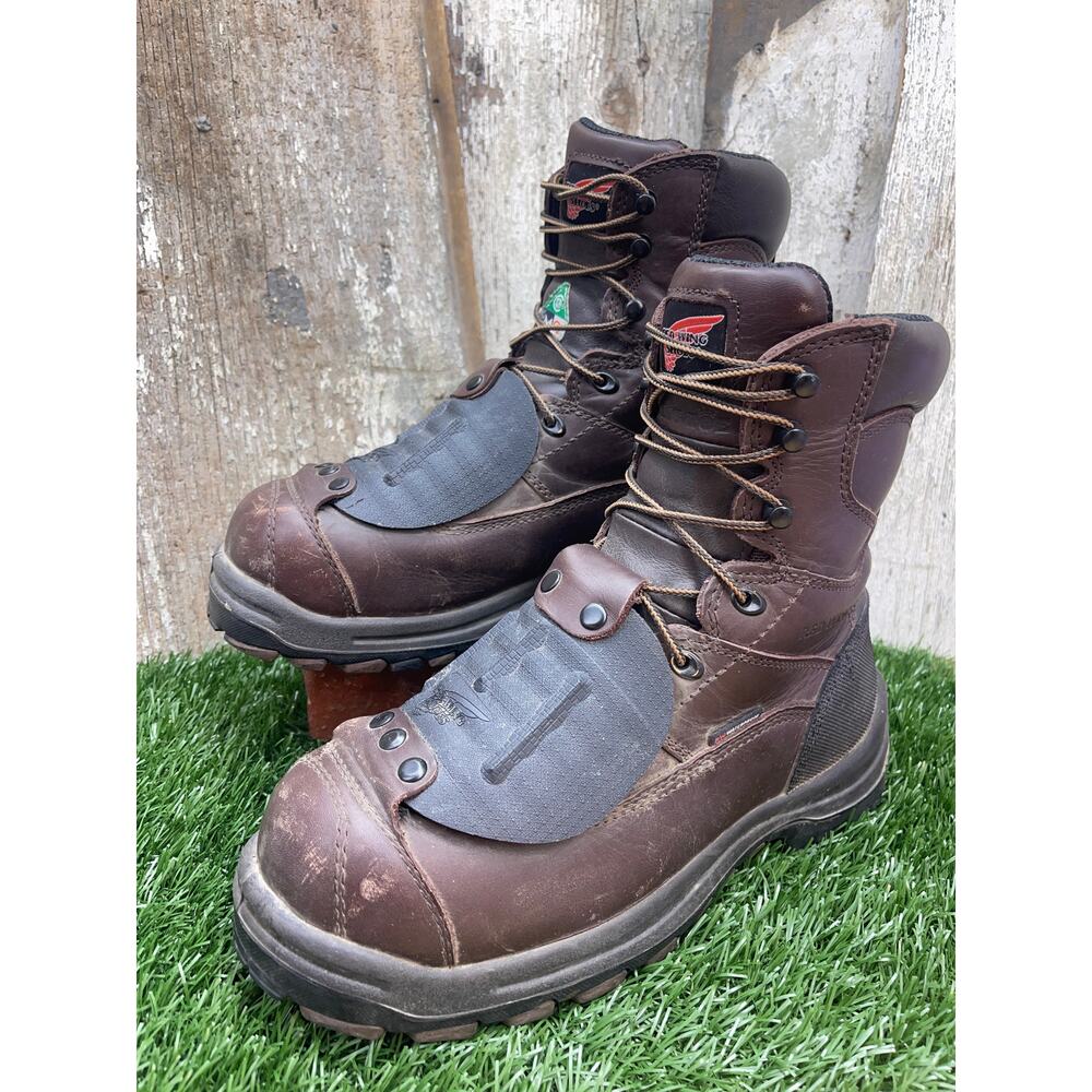 Red Wing Shoes Work Boots Csa Comp Toe Metguard Waterproof King Toe Men's 8d View 2